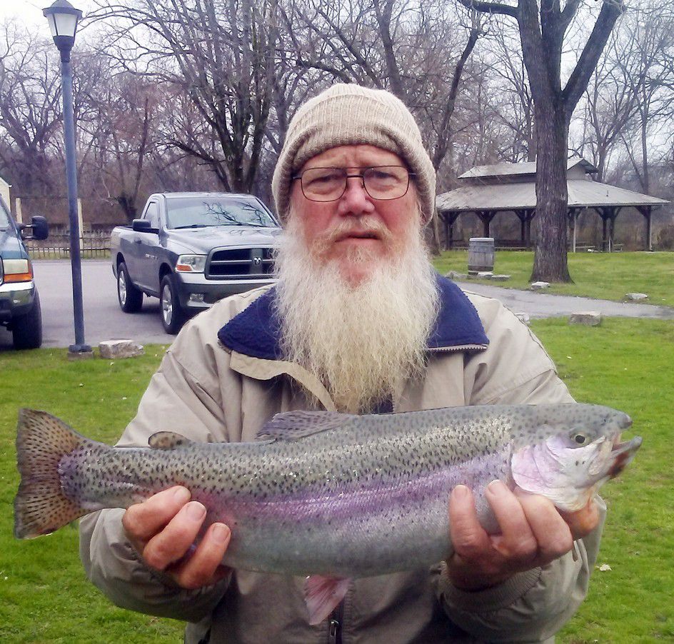 Big trout at Stone Bridge Park